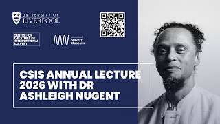 CSIS Annual Lecture 2026 with Dr Ashleigh Nugent
