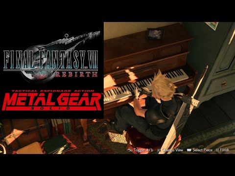 Cloud plays "Metal Gear Solid Main Theme" - Final Fantasy VII Rebirth