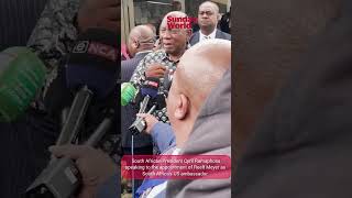 Celebrity President Cyril Ramaphosa on appointement of Roelf Meyer as US ambassador Net Worth