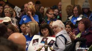 Minnesota senators and representatives come out to support people with disabilities at the Capitol
