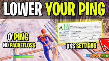 How To Get 0 Ping In Fortnite Chapter 3! (Get Better Ping With No Packet Loss)