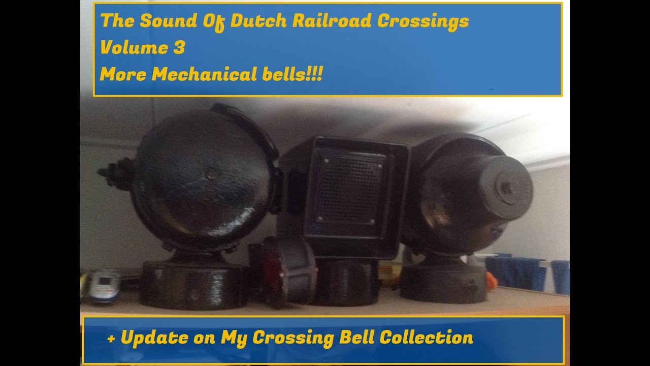 The Sound Of Dutch Railroad Crossings #3 // More Mechanical crossing bells!