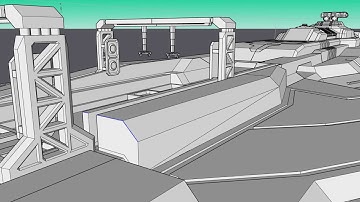 SketchUp Modeling - Support Ship Design Ep 4