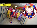 I CAUGHT ALL DIGITAL CIRCUS CHARACTERS AT SCHOOL IN REAL LIFE! (POMNI, JAX, CAINE, RAGATHA, KAUFMO)