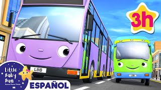 ¡Diferentes Tipos De Autobuses! | Canciones Infantiles🎵| Caricaturas para bebes | Little Baby Bum