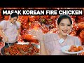 KOREAN FIRE CHICKEN HITS DRAKOR!!! KRISPY DAN PEDES NAMPOLL