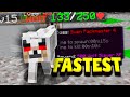 FASTEST TIME DOING A SVEN PACKMASTER!??! ( World Record? ) Hypixel Skyblock