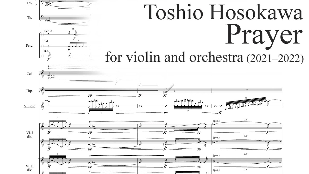 Toshio Hosokawa - Prayer [w/score]