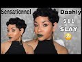 SENSATIONNEL DASHLY SYNTHETIC HAIR WIG REVIEW