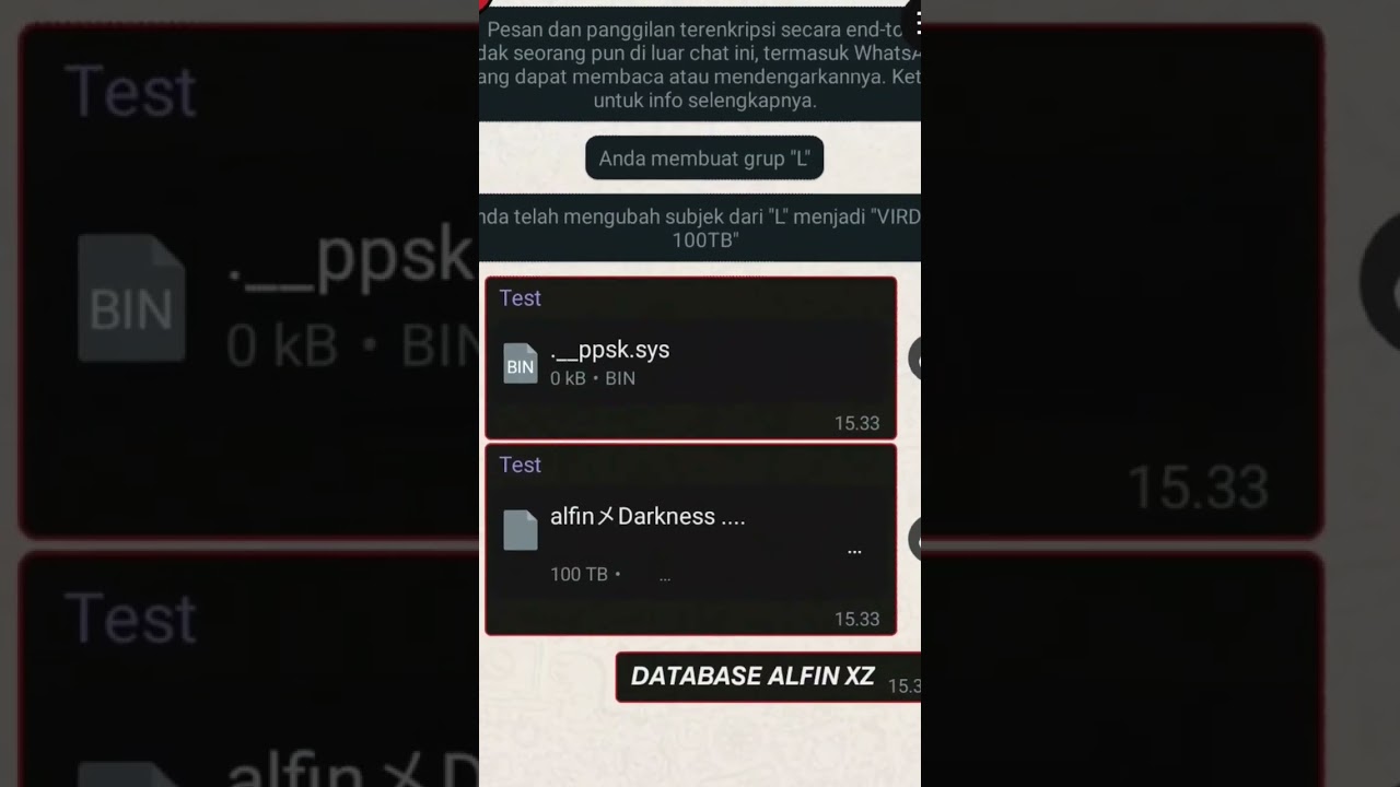 Database virus ganas😱😱