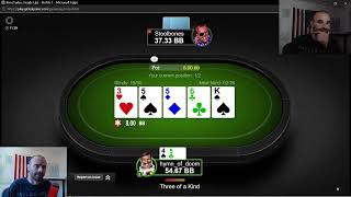 GTO-Focused HU SNG vs 88 Sharkscope Ability Player on Global Poker ($3 Buy-In)