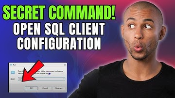 Secret RUN Command to Open SQL Client Configuration on Windows 10/11