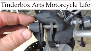 BMW R1200RT Rear Brake Pad Service