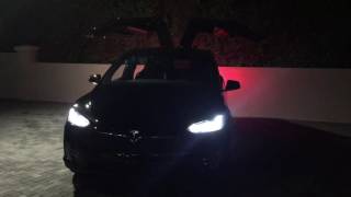 Tesla Model X - Trans Siberian Orch - Dancing on Christmas Eve - ModelXmas - Get Lit