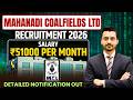 Mahanadi Coalfields Limited (MCL) Recruitment 2026 Notification – 667 Vacancies | Full Information