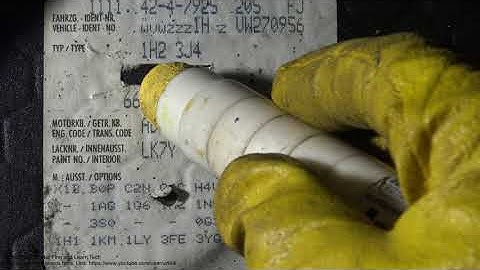 How to find Volkswagen Golf Jetta car engine Code and Type info