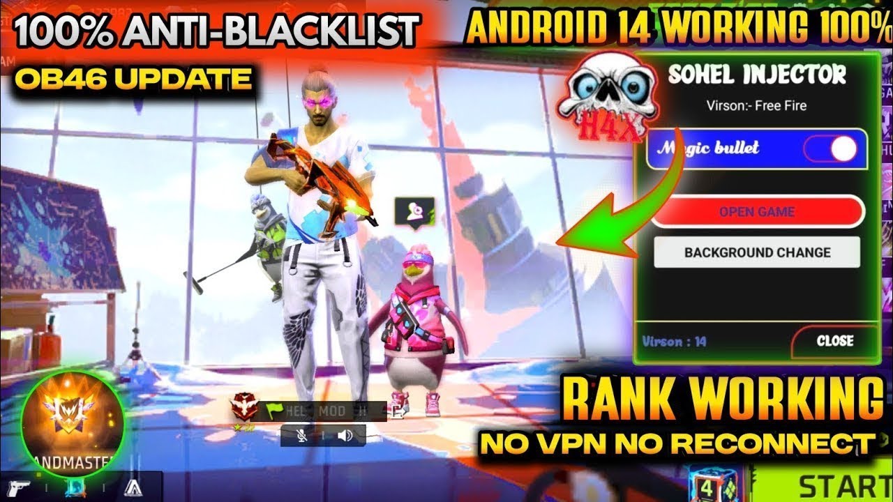 Ob46 Update Antiban FF Panel Hack🔥Free Fire Injector | Ob46 Free Fire ...