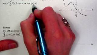 Riemann Sums - Midpoint and Trapezoid
