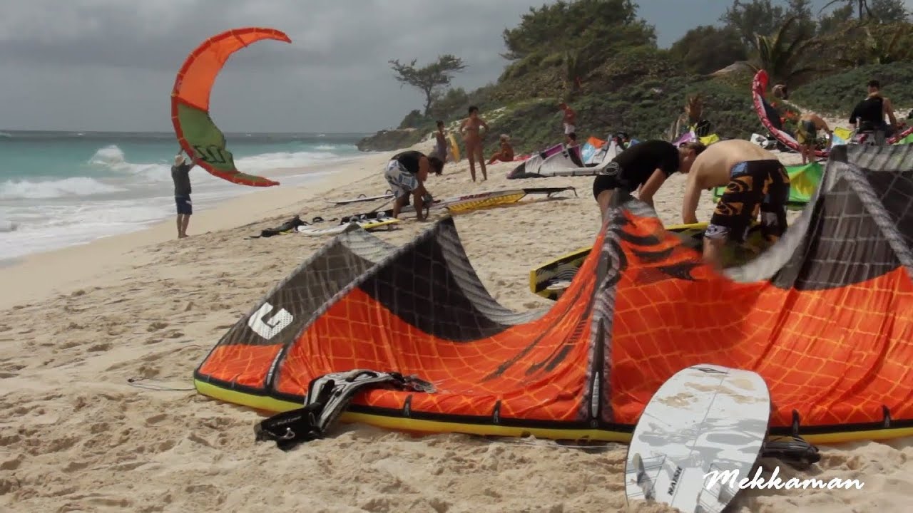 Kite Surfing at Silver Sands, Barbados YouTube