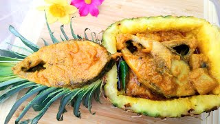 বৈশাখী স্পেশাল আনারসি ইলিশ কোরমা | Boishakhi Special Illish Pineapple Korma | Pineapple Korma Recipe