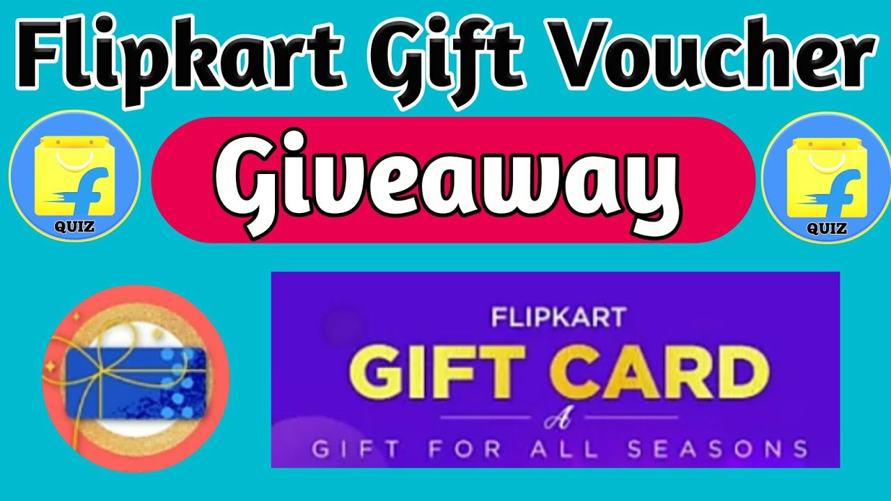 Flipkart Game Gift Voucher Giveaway YouTube