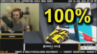 Mirror's Edge: 100% Speedrun in 37:40 - Completithon 2024 Update