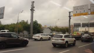 картинка: Въезжаем в Строгино с Новорижского шоссе на автобусе по 626 маршруту