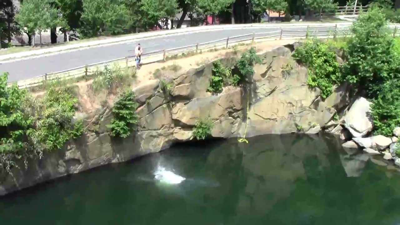 St. Peter's Village Quarry Cliff Jumping YouTube