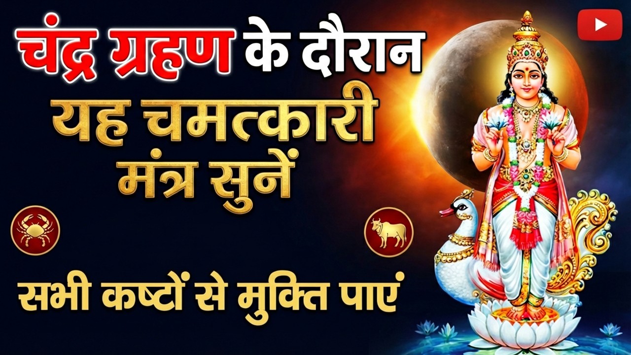 Chandra Grahan Mantra 2026 | चंद्र ग्रहण 2026 के शक्तिशाली सिद्ध मंत्र | सभी संकटों से मुक्ति