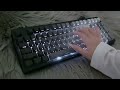 Black & Gray,calm yet sharp!!🖤🩶😎🎮 #keyboard#foryou#pc#pcgame#trend#cool#zornher#zh980