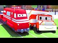 แอมเบอร์ เจ้ารถพยาบาล ช่วยชีวิตเคธี่  🚄 คาร์ซิตี้ - การ์ตูนรถบรรทุกสำหรับเด็ก Train Cartoons