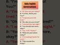 "Daily English Conversations for Beginners" || English Speaking Practice || Learn English