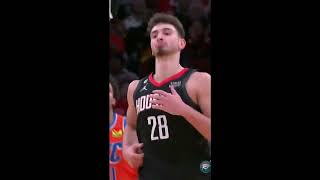 Alperen Şengün Toys Jeremiah Robinson-Earl Then Smiles Afterwards - Rockets Vs Okc