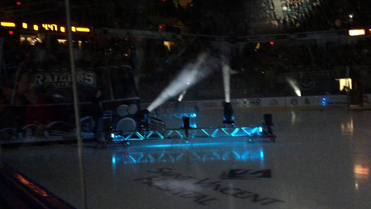 Worcester Railers 10/14/17 - Player Introductions