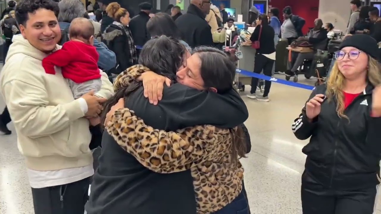 Vi a mi mamá después de 7años 🥹