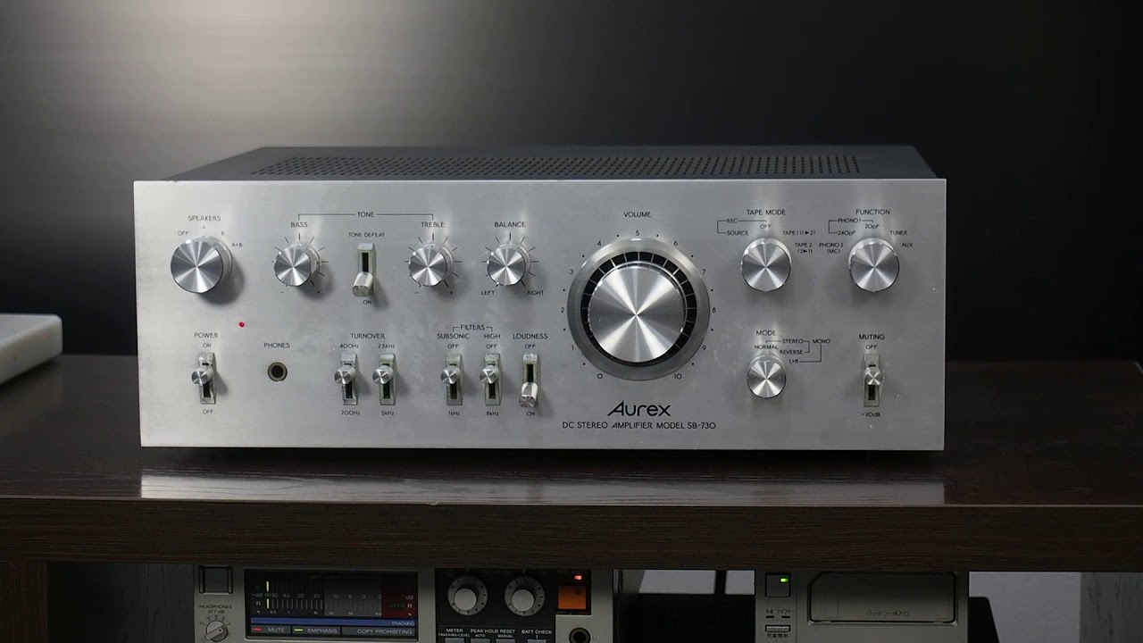 Aurex SB-730 (TOSHIBA) усилитель высшего класса. Редкая модель 