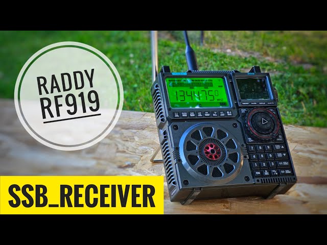 Raddy RF919 - HF/AIR/VHF/UHF - AM/FM/SSB Receiver class=