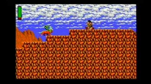 Sega Master System Rastan Title / Intro Screen And Attract Mode Demo Taito 1988