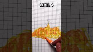 How to Draw Ninja Evolution: Level 1 to Level 8 🥷✨ #shorts