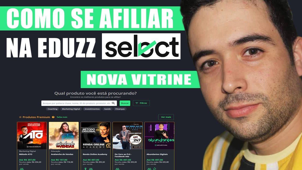 Como Se Afiliar Em Produtos Na Eduzz Select Passo a Passo 2021 - Afiliação Na Eduzz Select