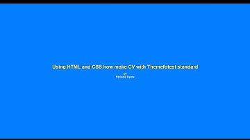 How to add About Yourself on Your HTML5 Template for  themeforest standard