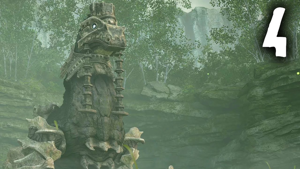 Shadow of the Colossus PS4 4th Colossus Gameplay Walkthrough