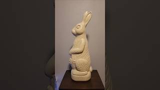 1993 Don Featherstone Union Products White Chocolate Easter Rabbit Blow Mold (Rare)