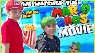 We watched the Super Mario Bros Movie on our Family Day! Did we like it?