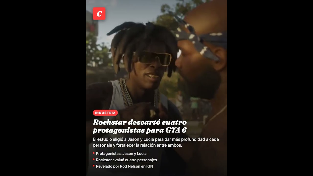 Rockstar descartó cuatro protagonistas para GTA 6