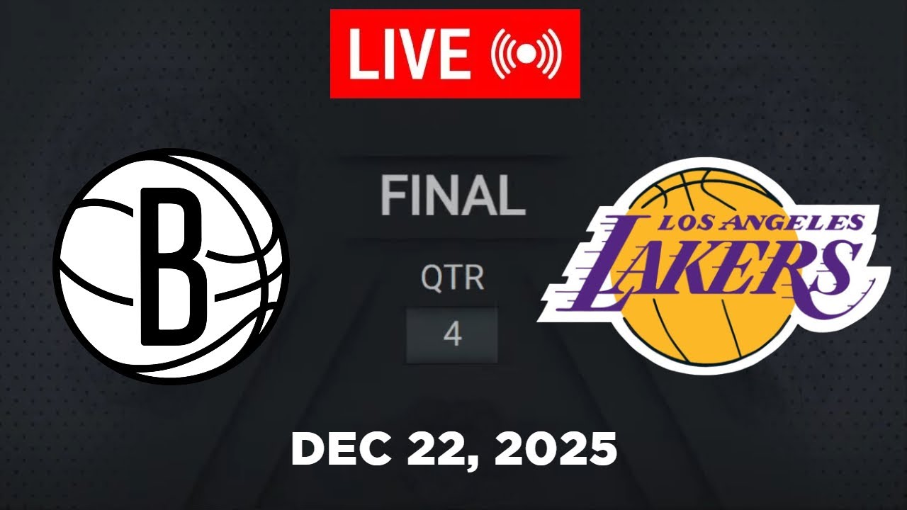 NBA LIVE! Los Angeles Lakers vs Brooklyn Nets | December 22, 2025 | 2025 NBA Season Live (2K)