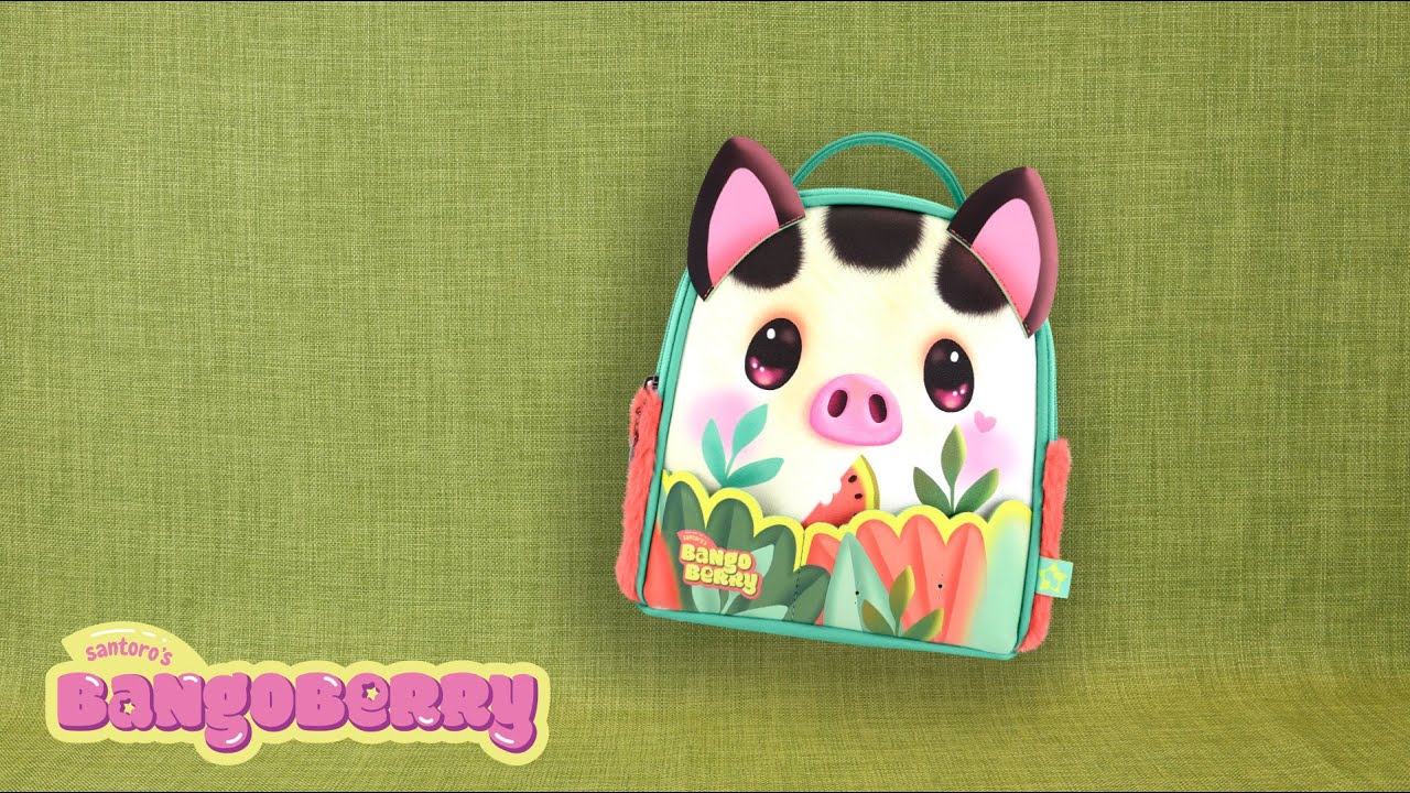 1266BB02 Bangoberry Mini Rucksack Piggy Pig