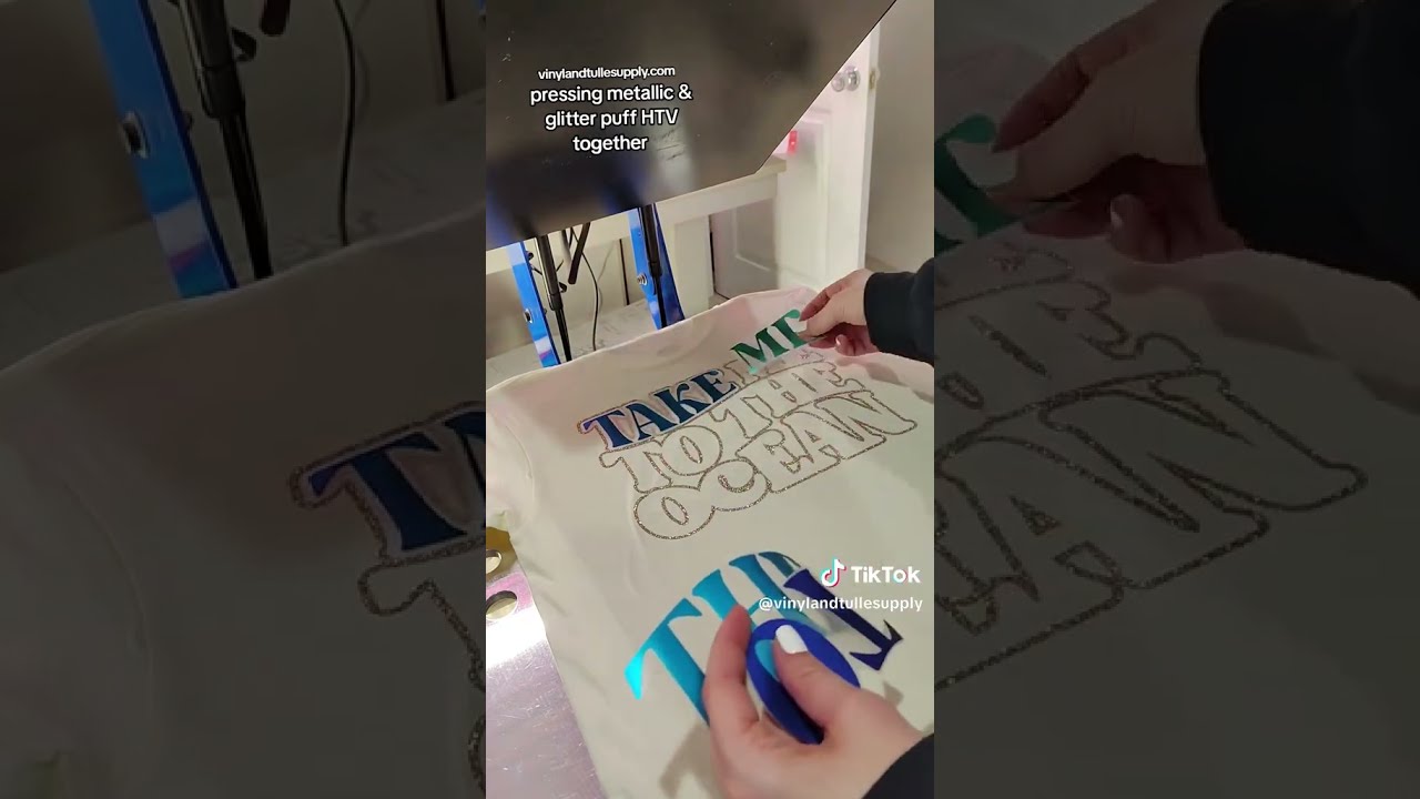 How To Layer Puff HTV Vinyl On A Shirt Beginner Friendly Puffvinyl Layering Cricut Diy