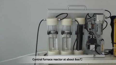 Instruction video for syngas analyzer