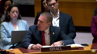 "Did anyone hear any Palestinian leader even condemn the massacre of our children?" Gilad Erdan